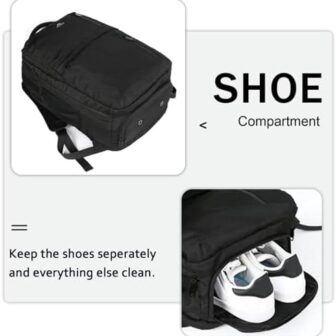 MATEIN Carry on Backpack, 40L Flight Approved Large Travel Laptop Back... - Image 3