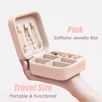 Exquisite Travel Jewelry Case, Portable Mini Jewelry Travel Organizer,... - Image 2