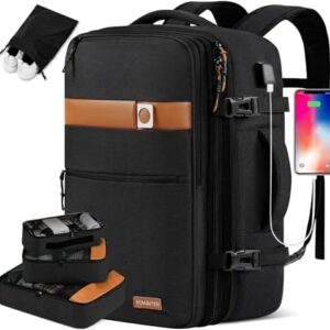 Travel Backpack for Women Men, Large Expandable Carry on Backpack Flig…