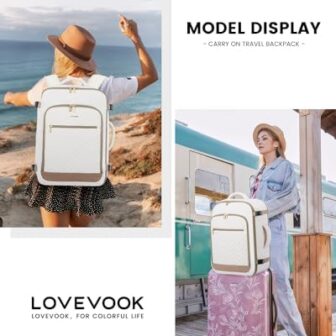 LOVEVOOK Travel Backpack For Women,40L Carry On Backpack Flight Approv... - Image 8