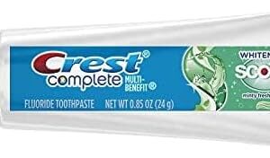 Crest Complete Whitening Scope Minty Toothpaste .85 Oz Travel Size 4 P…