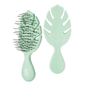 Wet Brush Go Green Mini Detangler, Green – Detangling Travel Hair Brus…