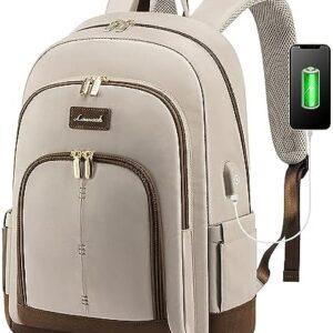 LOVEVOOK Travel Laptop Backpack Women,15.6 Inch Water Resistant Travel…