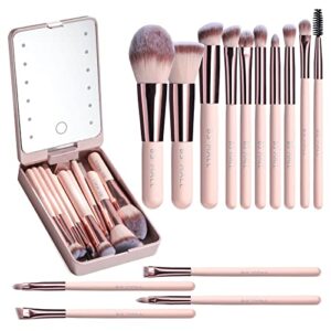 BS-MALL Travel Makeup Brush Set Foundation Powder Concealers Eye Shado…