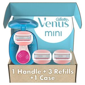 Gillette Venus Mini ComfortGlide White Tea Razors for Women, Includes …