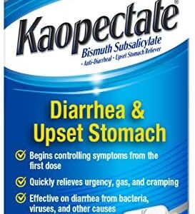 Kaopectate Multi-Symptom Anti-Diarrheal& Upset Stomach Reliever, 42 Ca…