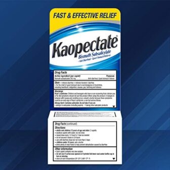 Kaopectate Multi-Symptom Anti-Diarrheal& Upset Stomach Reliever, 42 Ca... - Image 8