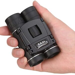 8×21 Mini Compact Pocket Binoculars, Lightweight Foldable Easy Focus S…