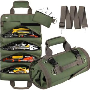 Tool Bag Roll Up, UUP Heavy Duty Tool Organizer for Men Women, Portabl…