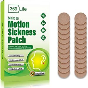 Motion Sickness Patches for Car and Boat Rides, Ships, Cruise and Airp…