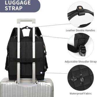 EMPSIGN 17 Inch Laptop Backpack for Women, Work Business Travel Comput... - Image 5
