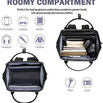 EMPSIGN 17 Inch Laptop Backpack for Women, Work Business Travel Comput... - Image 3