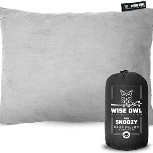 Wise Owl Outfitters Camping Pillow – Camping Essentials and Travel Pil…