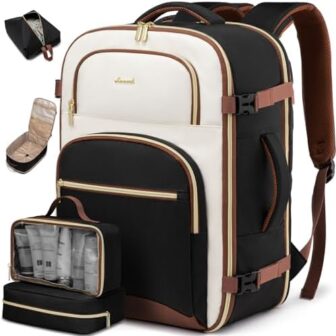 LOVEVOOK Travel Essentials Carry on Backpack 40L Travel Backpack for W...