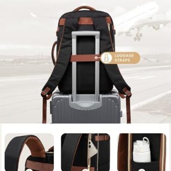 LOVEVOOK Travel Essentials Carry on Backpack 40L Travel Backpack for W... - Image 6