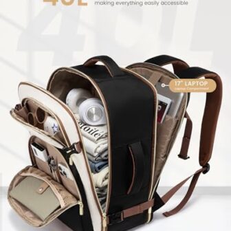 LOVEVOOK Travel Essentials Carry on Backpack 40L Travel Backpack for W... - Image 3