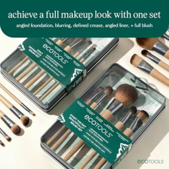 EcoTools Makeup Brush Set for Eyeshadow, Foundation, Blush, and Concea... - Image 3