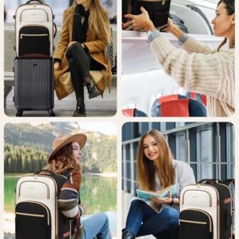 LOVEVOOK Travel Essentials Carry on Backpack 40L Travel Backpack for W... - Image 7