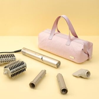 NISHEL Hair Tools Travel Carrying Bag, Portable Hair Air Wrap Dryer Ca... - Image 7