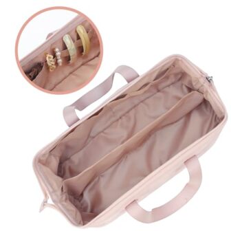 NISHEL Hair Tools Travel Carrying Bag, Portable Hair Air Wrap Dryer Ca... - Image 3