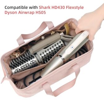 NISHEL Hair Tools Travel Carrying Bag, Portable Hair Air Wrap Dryer Ca... - Image 2