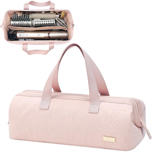 NISHEL Hair Tools Travel Carrying Bag, Portable Hair Air Wrap Dryer Ca… NISHEL Hair Tools Travel Carrying Bag, Portable Hair Air Wrap Dryer Ca…
