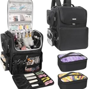 Relavel Hair Tools Travel Bag Hair Stylist Backpack Hairdresser Cosmet…