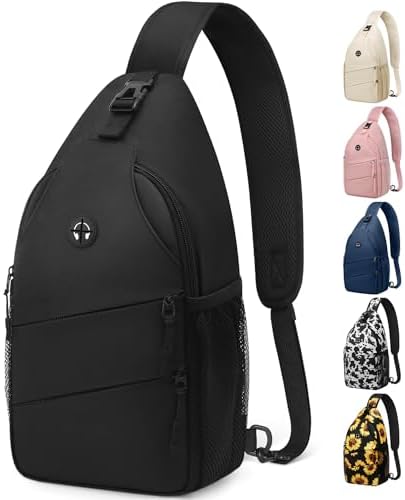 Crossbody Bags for Women Men Trendy Sling Bag Bakpack Casual Chest Bag… Crossbody Bags for Women Men Trendy Sling Bag Bakpack Casual Chest Bag…