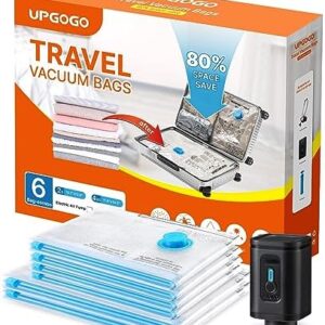 Travel Vacuum Bags Combo 6 Pack – Space Saver Vacuum Storage Bags for …