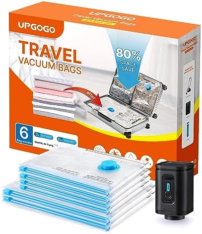 Travel Vacuum Bags Combo 6 Pack – Space Saver Vacuum Storage Bags for … Travel Vacuum Bags Combo 6 Pack – Space Saver Vacuum Storage Bags for …